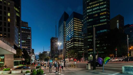 Avenida Paulista, en Sao Paulo