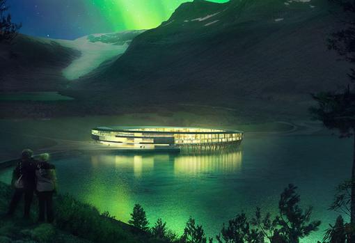 Así será el hotel del Ártico con forma de nave espacial