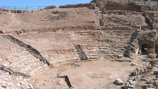 Tetro romano- Yacimiento arqueológico Bílbilis (Calatayud)