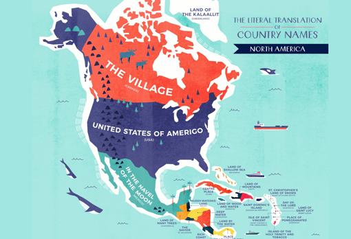 Cuál es el significado real del nombre de cada país (incluido España)