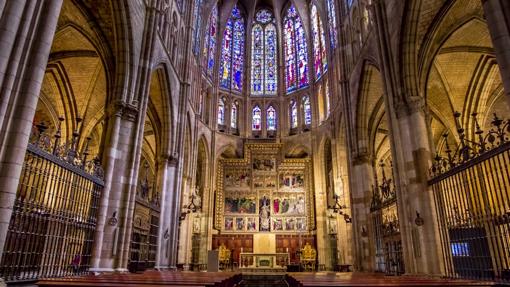 Nave central de la Catedral de León