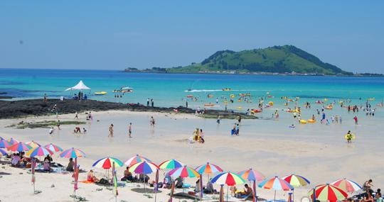 Hyeopjae Beach, en la zona de Hanrim Park