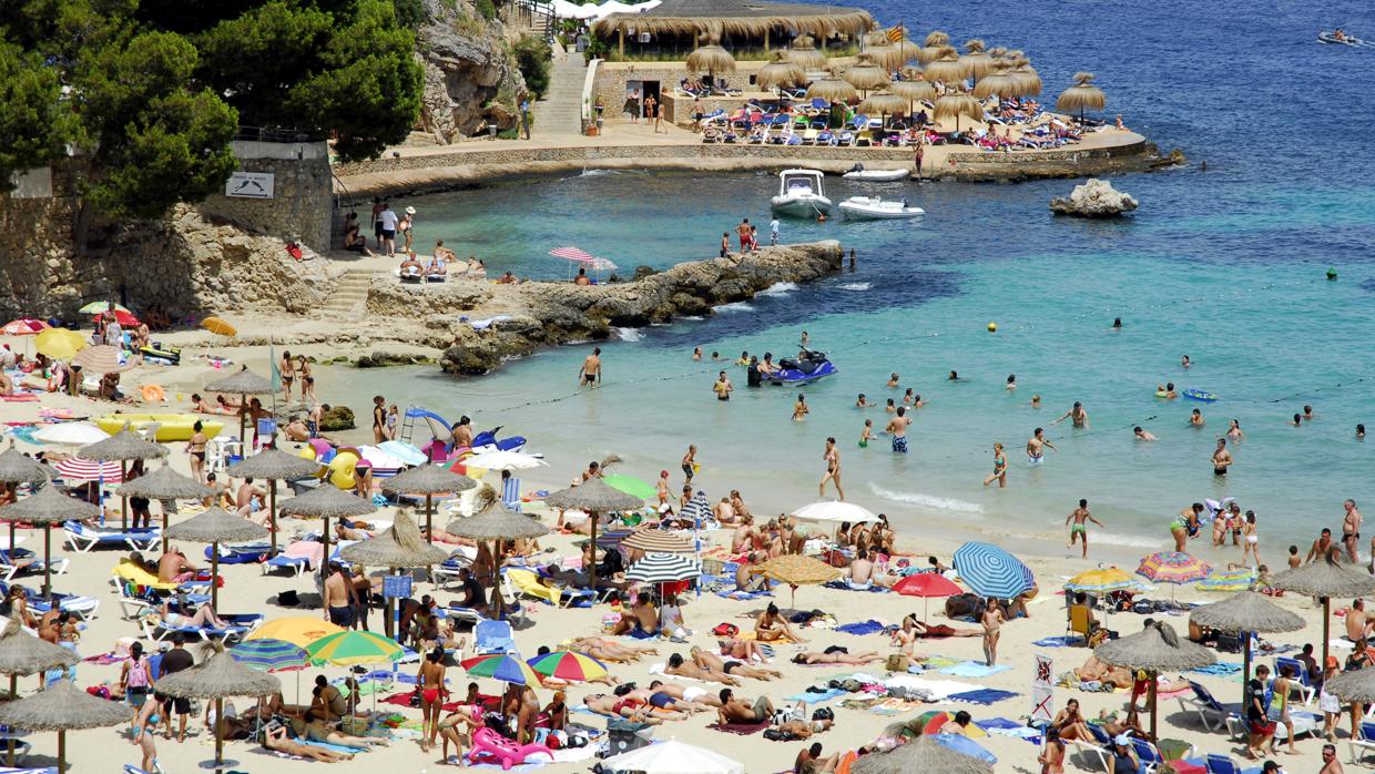 Playa de Ses Illetes, en Mallorca