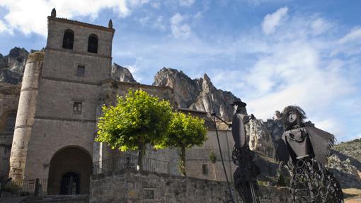 Iglesia de Santiago en la localidad burgalesa de Pancorbo