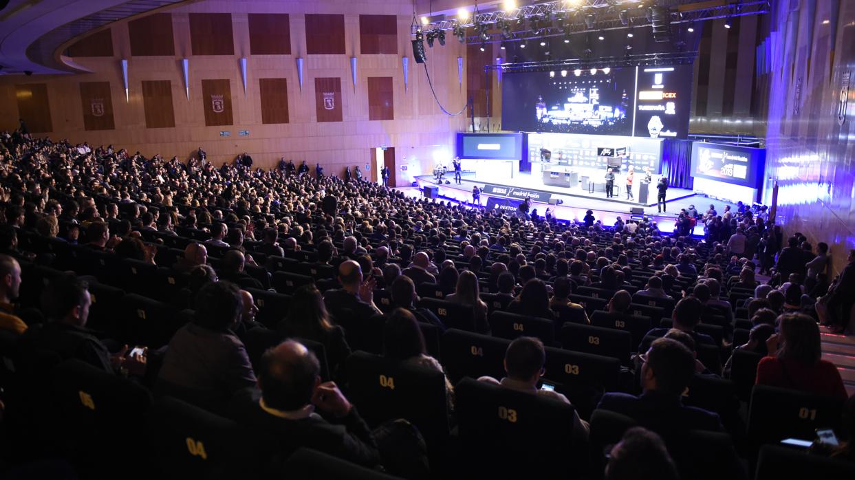 Auditorio del Palacio Municipal de Congresos de Madrid, donde se celebran las ponencia de Madrid Fusión