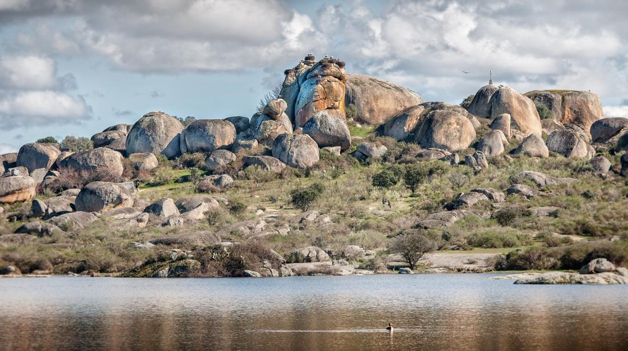 Un rincón del Monumento Natural de Los Barruecos, cerca de Malpartida de Cáceres