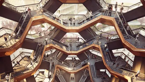 Así es The Vessel, la increíble escalera sin fin inaugurada en Nueva York