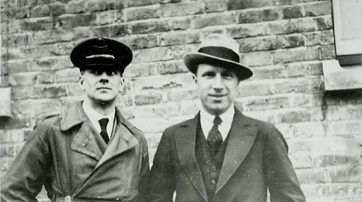 Arthur Whitten Brown y John Alcock in 1919