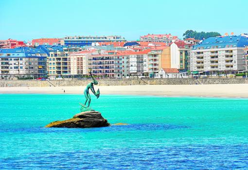 Playa de Silgar en Sanxenxo