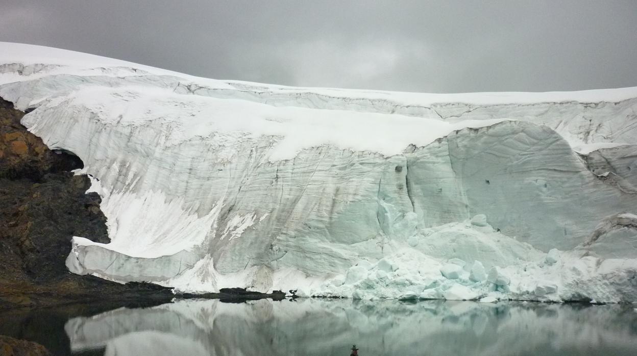 El glaciar Pastoruri situado dentro del Parque Nacional Huascarán