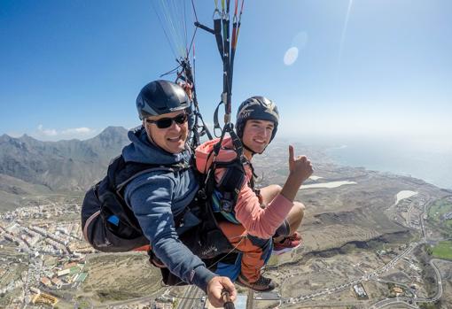 Un día de parapente en Tenerife