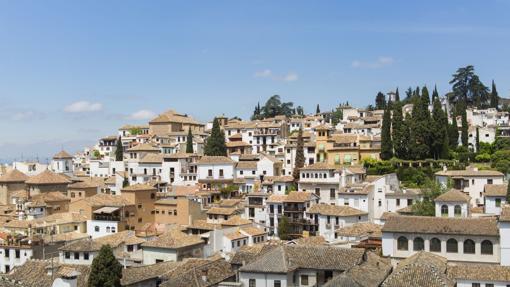 El Albaicín desde el mirdor de la Churra, en Granada