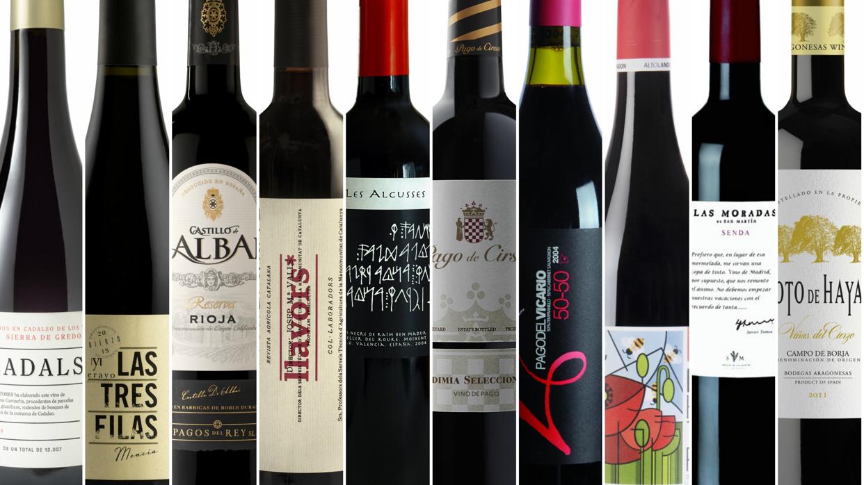 Los diez vinos seleccionados con un precio máximo de diez euros seleccionados por el crítico de ABC