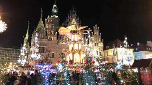 Mercado de Navidad en Varsovia