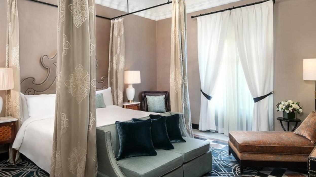 Suite real del Hotel Alfonso XIII, de Luxury Collection en Sevilla