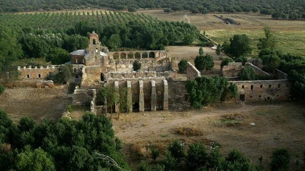 Uno de los monasterios cistercienses más antiguos de España, en ruinas y a vista de dron