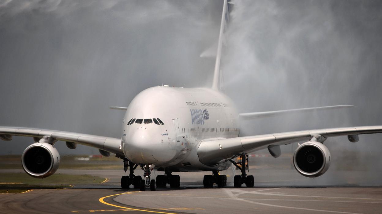 Un Airbus A380, en 2007