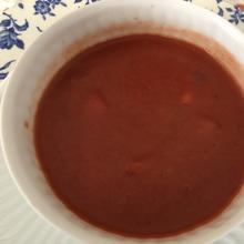 Gazpacho con fresones