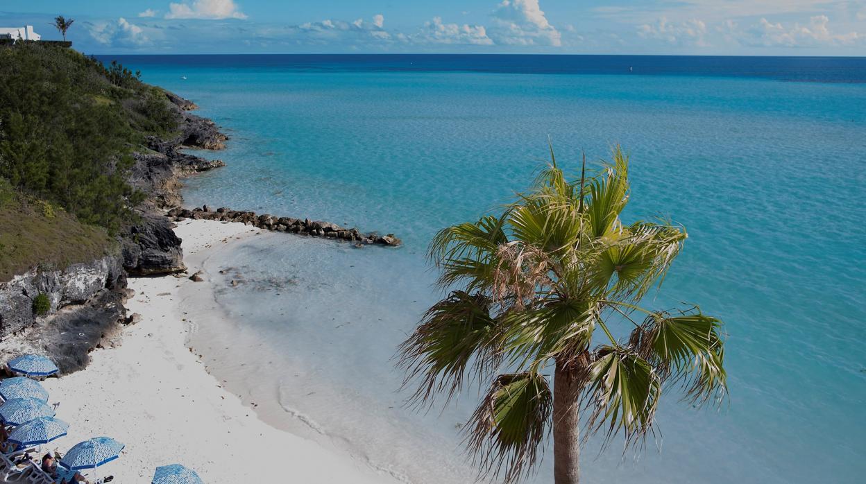 Una playa del Pompano Beach Club en Southampton (Bermudas)