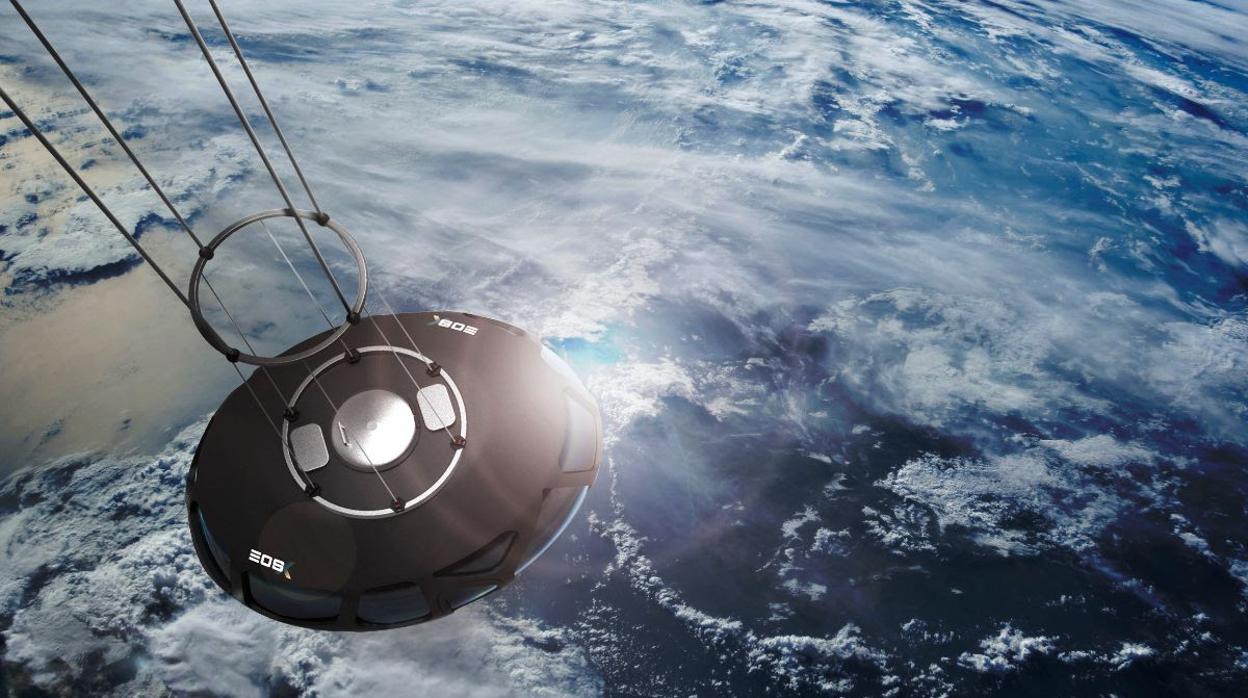 Así será la vista desde la cápsula espacial de EOS-X Space