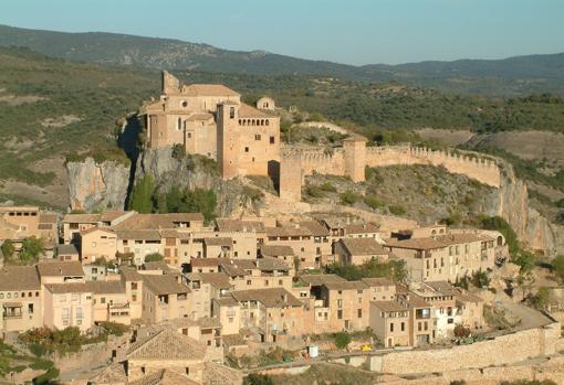 Vista de la villa medieval de Alquézar