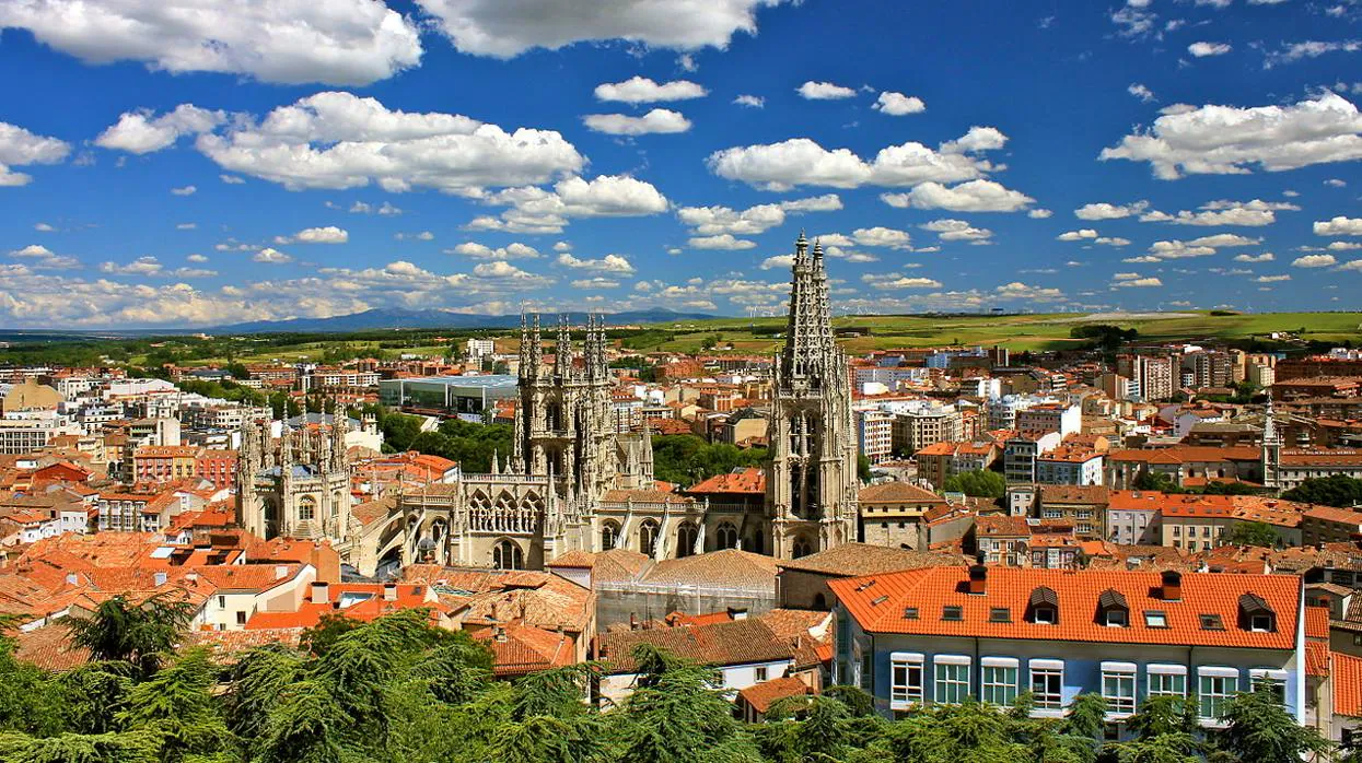 Vista de la ciudad de Burgos