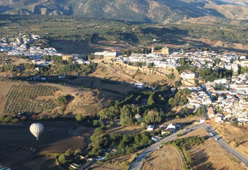 Ronda desde el cielo durante un viaje en globo