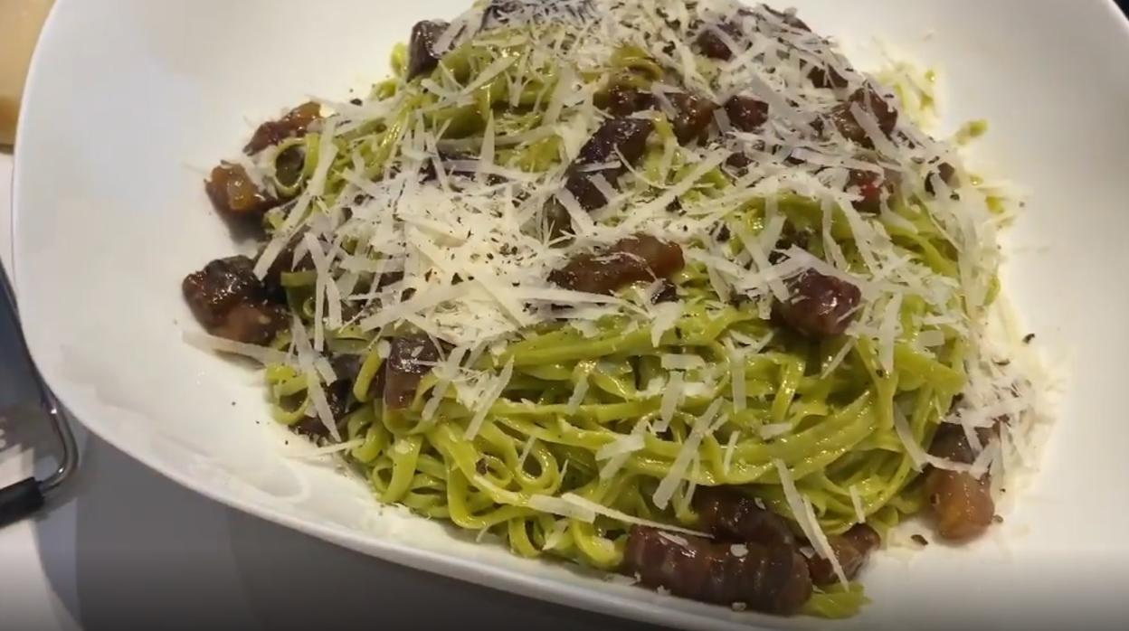 El plato de carbonara elaborado por Dani García sin nata