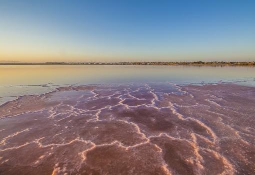 Laguna rosa de Torrevieja