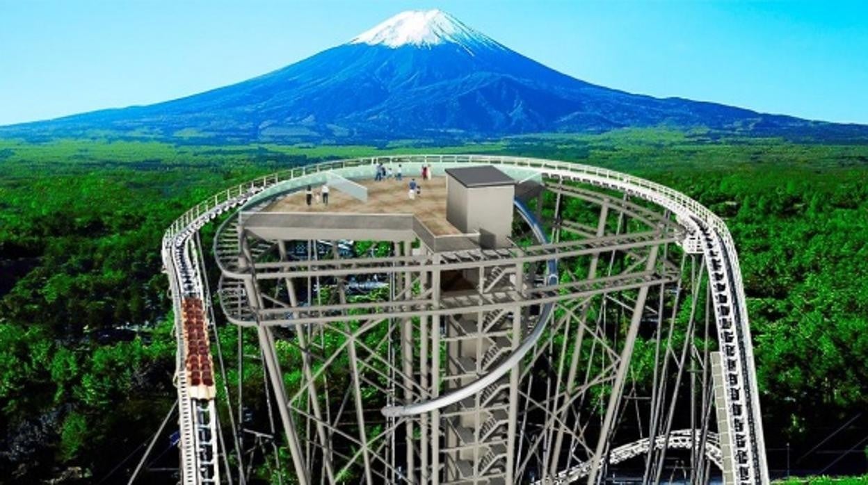 La montaña rusa Fujiyama abrirá su mirador en el verano de 2021