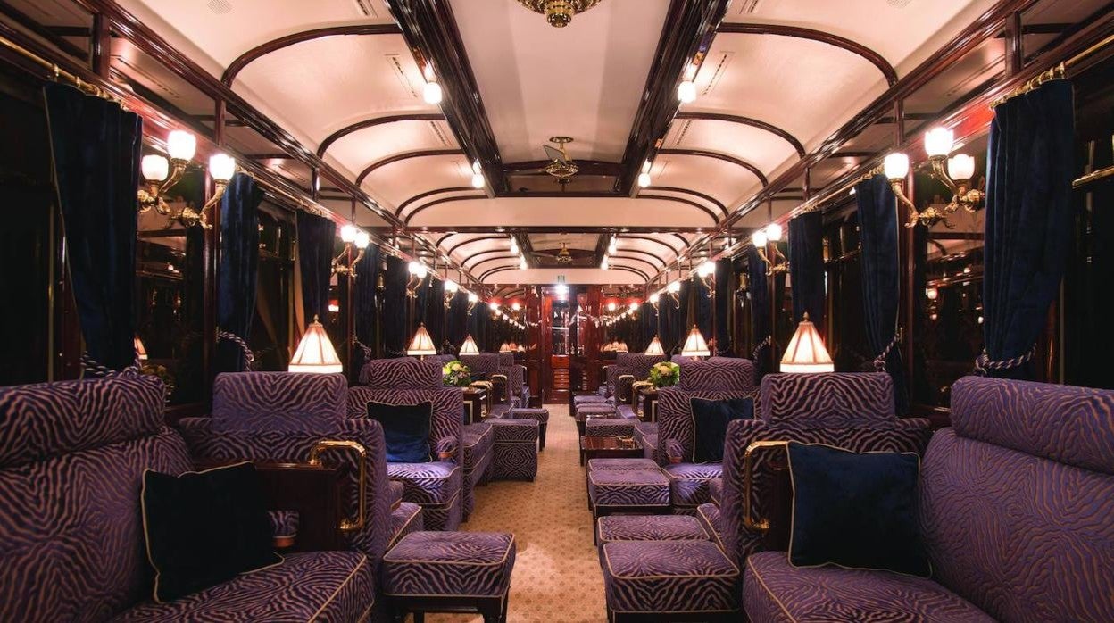 Una de las seis Grand Suites del tren Venice Simplon-Orient-Express