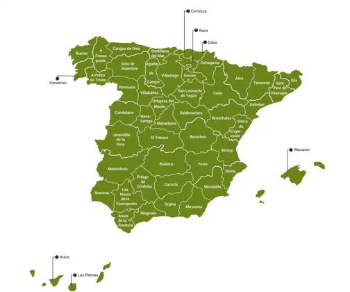 Las 50 capitales del turismo rural en España, según los datos de Clubrural