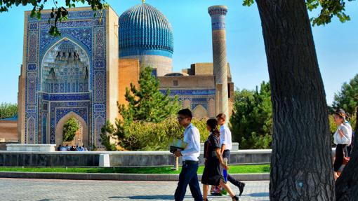 Tumba del Gran Tamerlán en Samarcanda