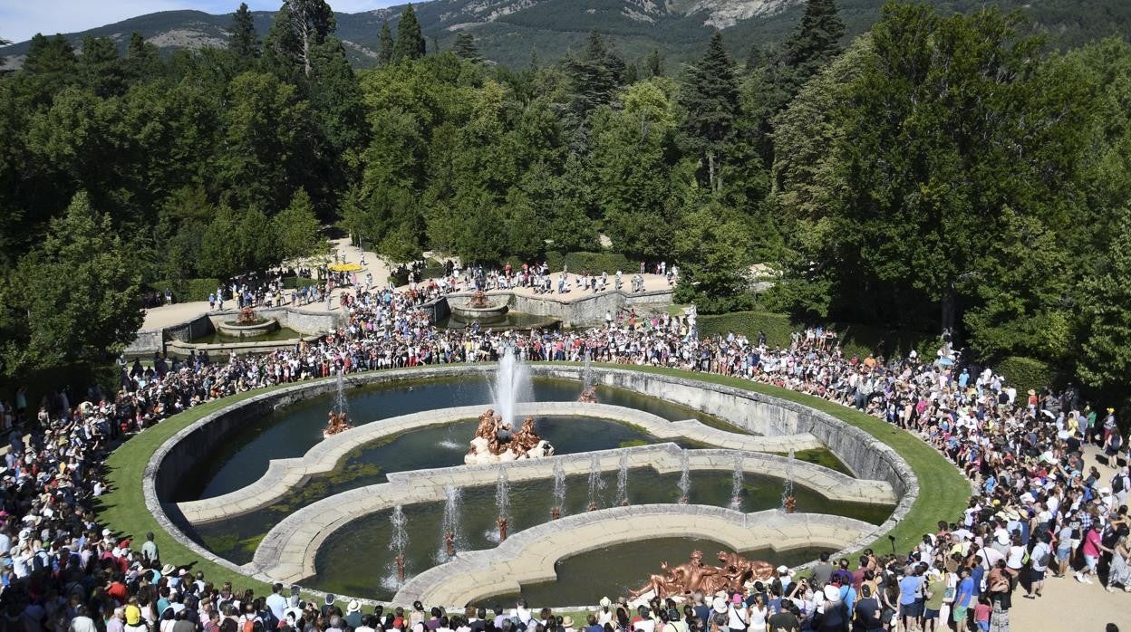 Un día en los jardines de la Granja de San Ildefonso, Segovia