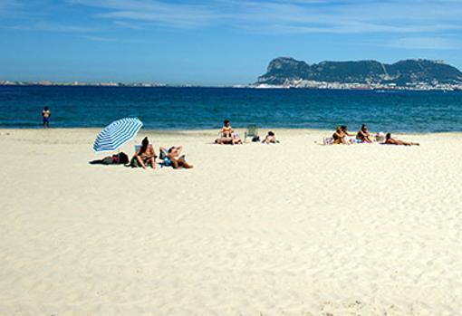 Playa de El Rinconcillo, en Algeciras
