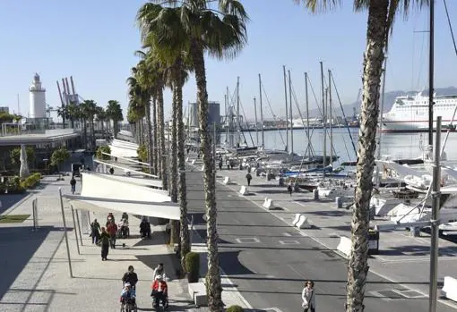 Muelle Uno del Puerto de Málaga