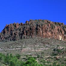 El pitón volcánico de Cancarix, monumento natural