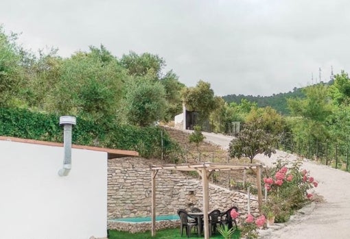 Exterior de la casa rural en Prado del Rey, Cádiz