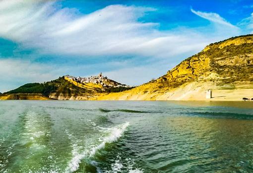 Pantano de Iznájar, en Córdoba