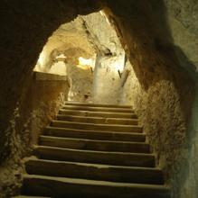 Interior de la ermita de San Saturio