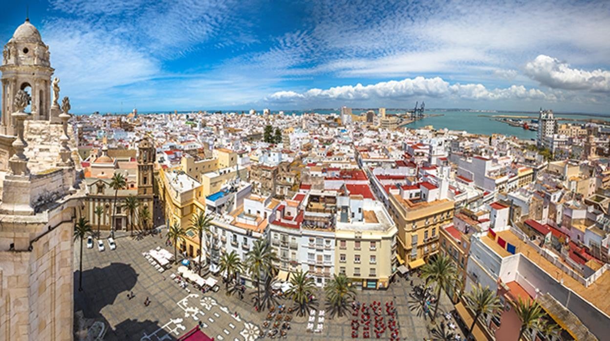 Vistas de Cádiz desde la Torre de su Catedral