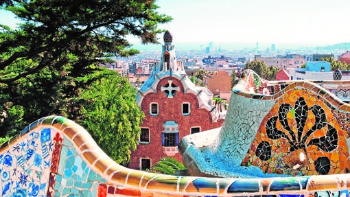 Un rincón del Parque Güell