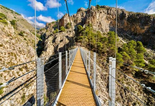 Puente colgante de 'El Saltillo'