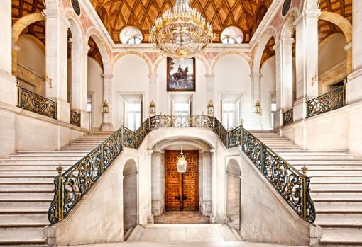 Escalera del Palacio Real de Aranjuez