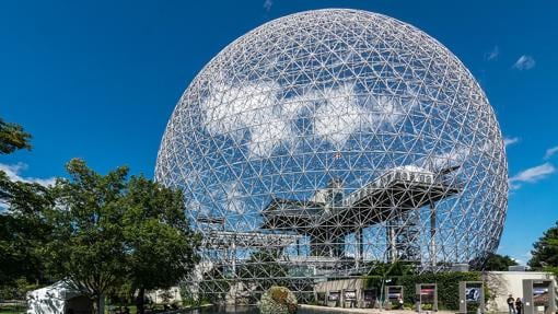 La Biosfera de Montreal, situada en el Parc Jean-Drapeau, en la isla Sainte-Hélène