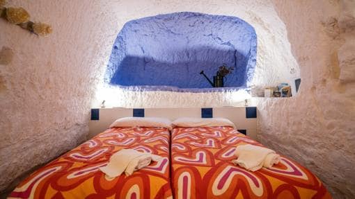 Imagen de una de las habitaciones de Cuevas Rurales de Bardenas