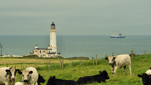 Imagen del faro Corsewall de Escocia