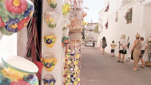 Centro de Mijas, con sus típicas casas blancas encaladas