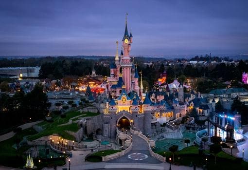 El mágico castillo de la Bella Durmiente en Disneyland París