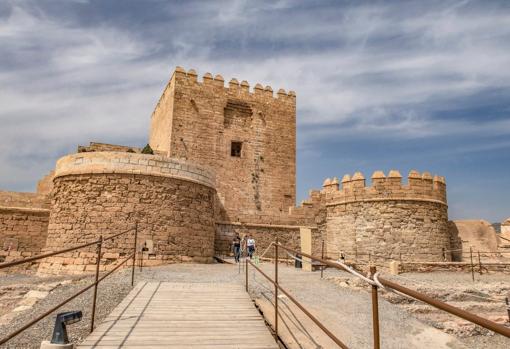 Uno de los recintos de la Alcazaba de Almería.